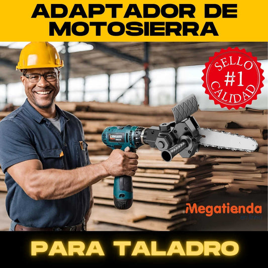 Adaptador de Motosierra para Taladro: ¡Transforma tu Taladro en una Herramienta Potente!