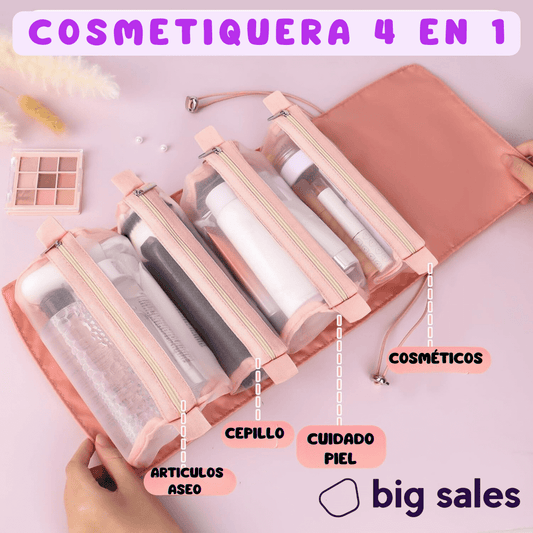 Cosmetiquera 4 En 1 Portátil